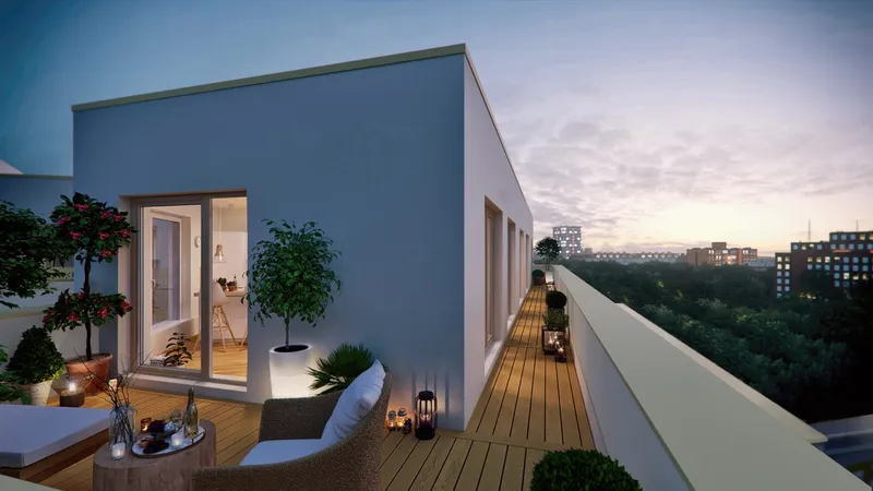 Süd-Pankow, Penthouse-Wohnung, 4-Zimmer, mit großer Terrasse, Zweitbezug im Neubau — photo 1